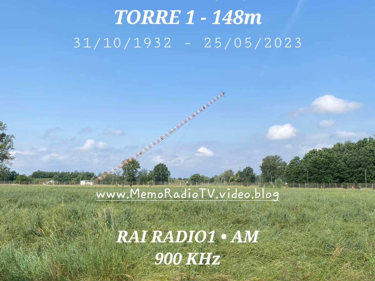 RAI, Onde Medie: Siziano oggi abbattuta Torre 1. Alle 14, tocca alla torre&nbsp;2